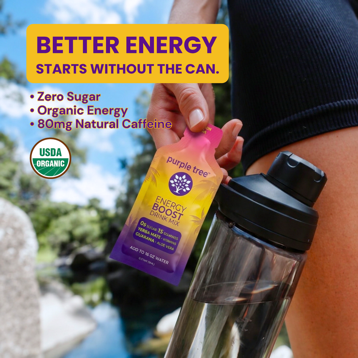 Boost - Organic Energy Drink Mix, Lemon Tea