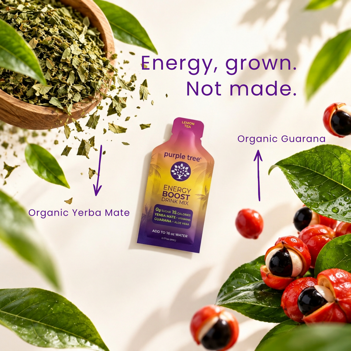 Boost - Organic Energy Drink Mix, Lemon Tea